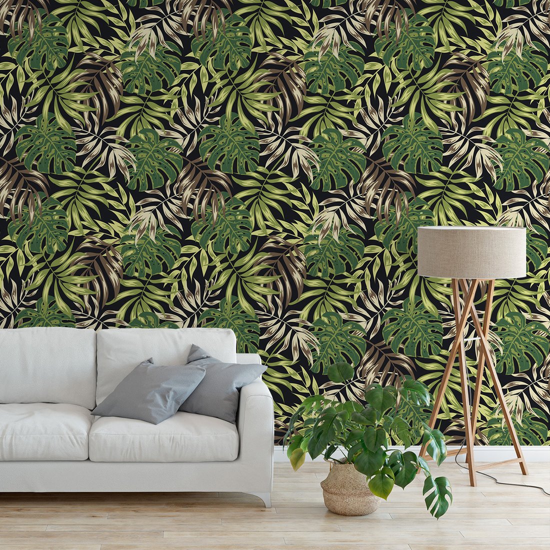 Tapeta - liście, monstera, natura