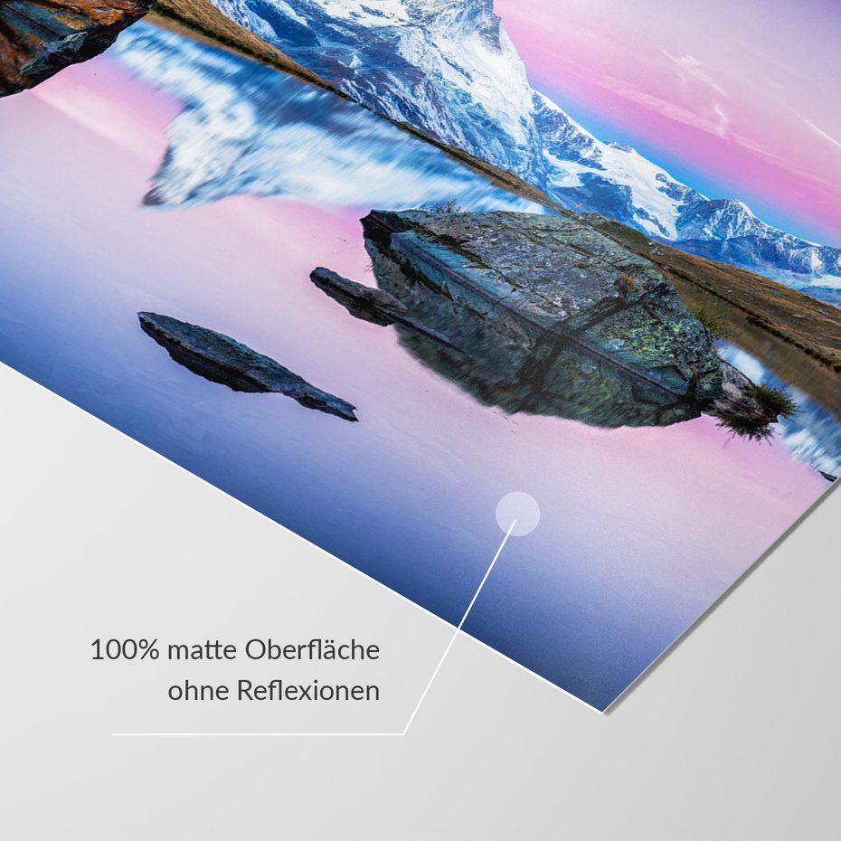 Fototapeta - góry, jezioro, odbicie