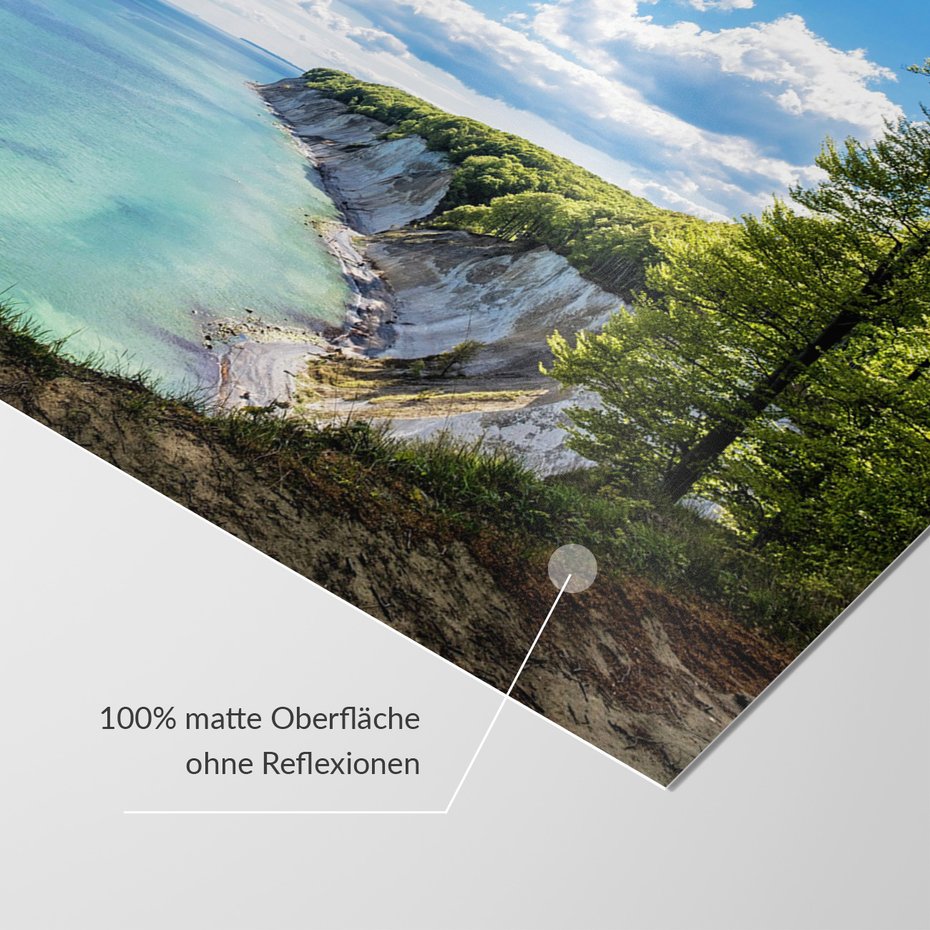 Fototapeta - klify, morze, lasy