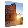 Obraz na płótnie - miasto, cegła, ulica