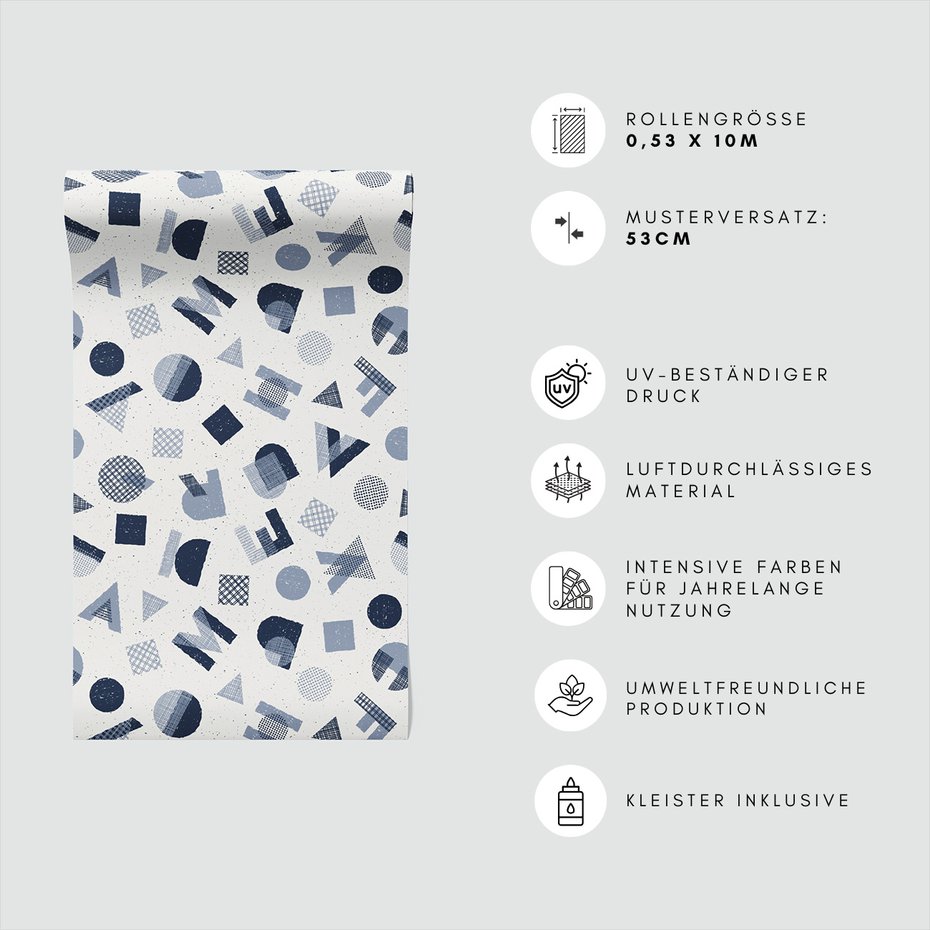 Tapeta - geometria, kształty, abstrakcja