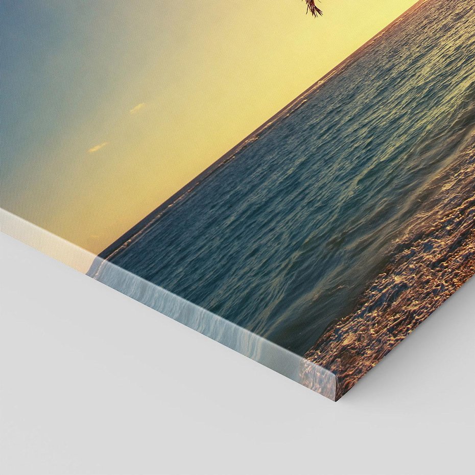 Obraz na płótnie - plaża, palmy, morze