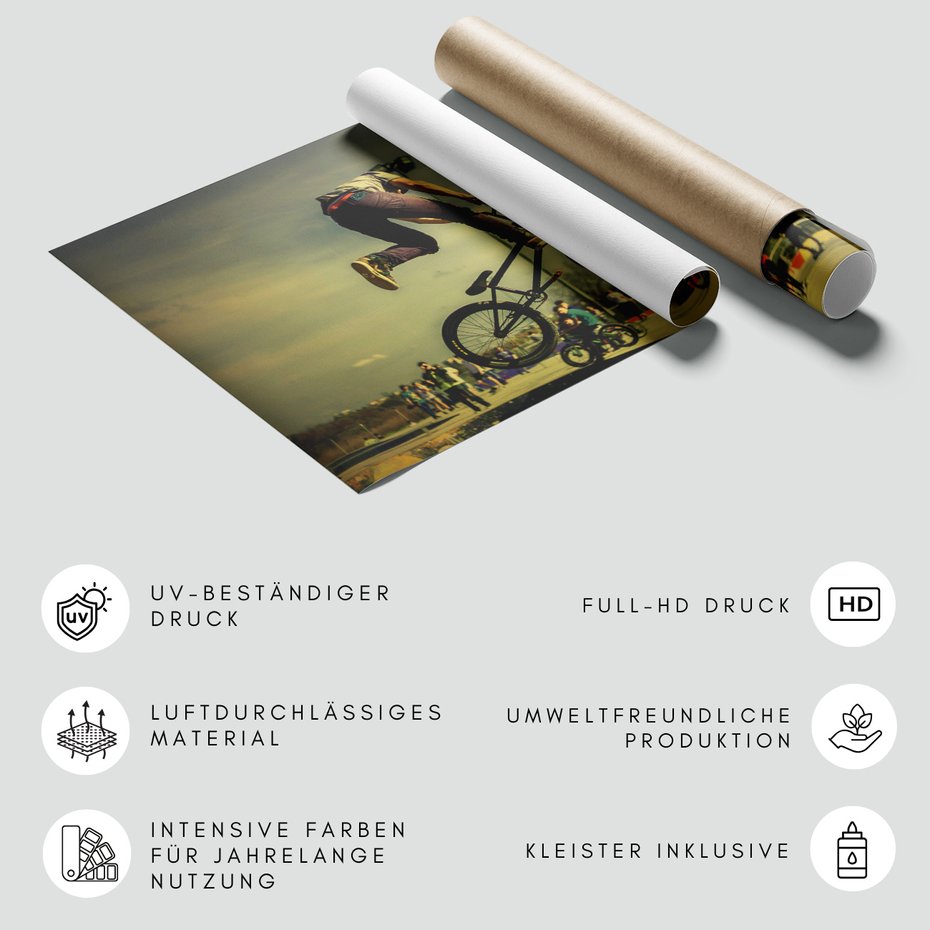 Fototapeta - bmx, rower, trik