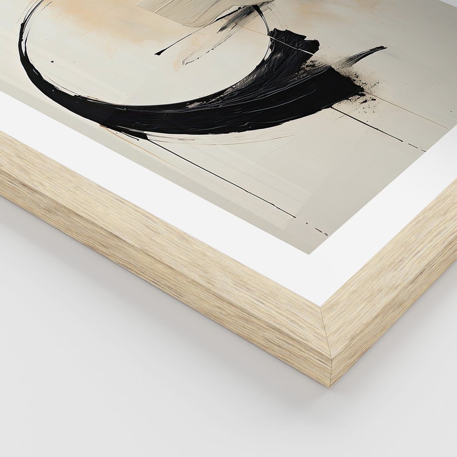 Zestaw obrazy w ramie, plakaty - abstrakcja,sztuka,nowoczesne - rama drewno