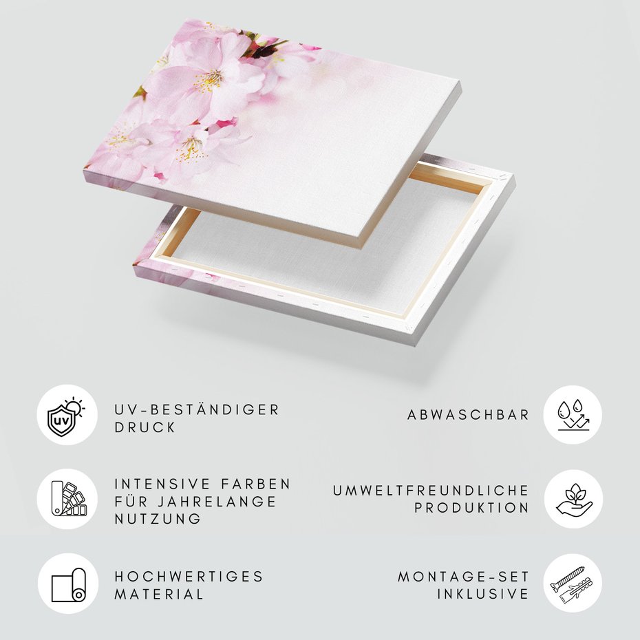 Obraz na płótnie - kwiaty, różowe, delikatne