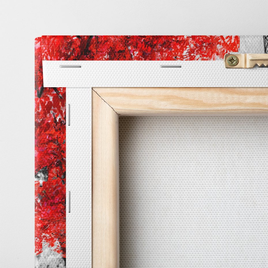 Obraz na płótnie - Paryż, wieża Eiffla, miłość