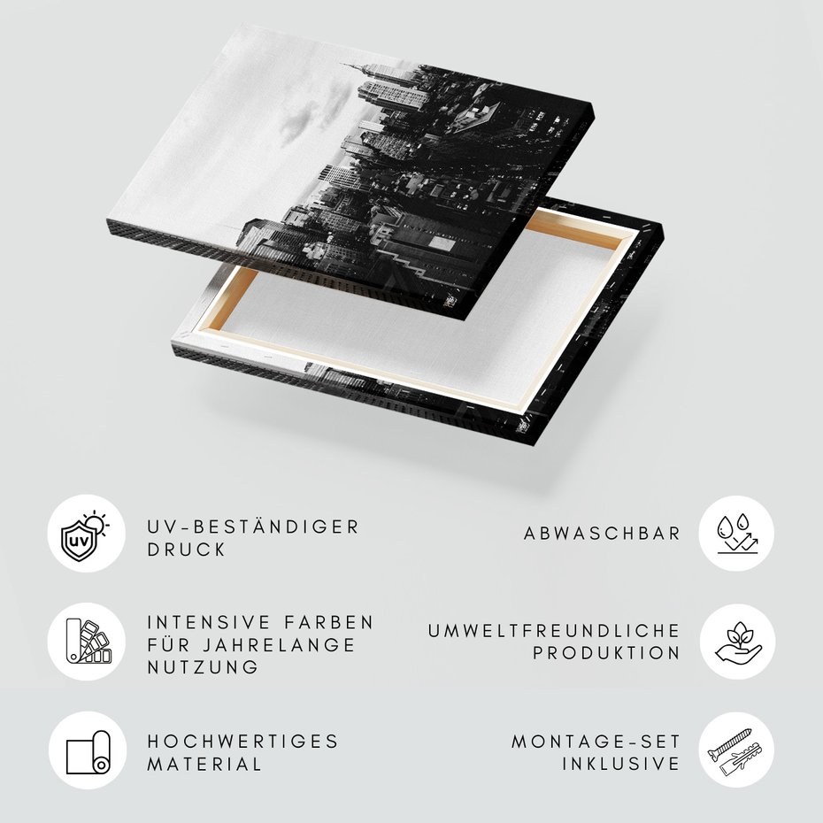 Obraz na płótnie - miasto, budynki, panorama