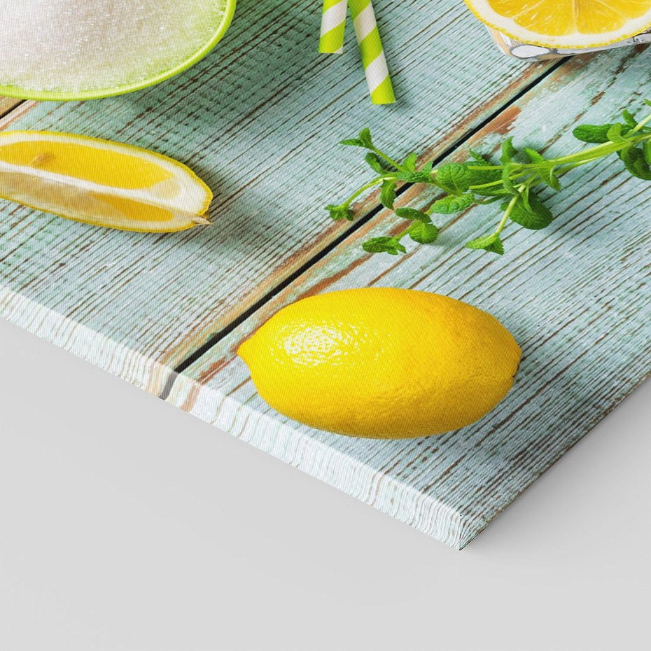 Obraz na płótnie - cytryny, napój, orzeźwienie