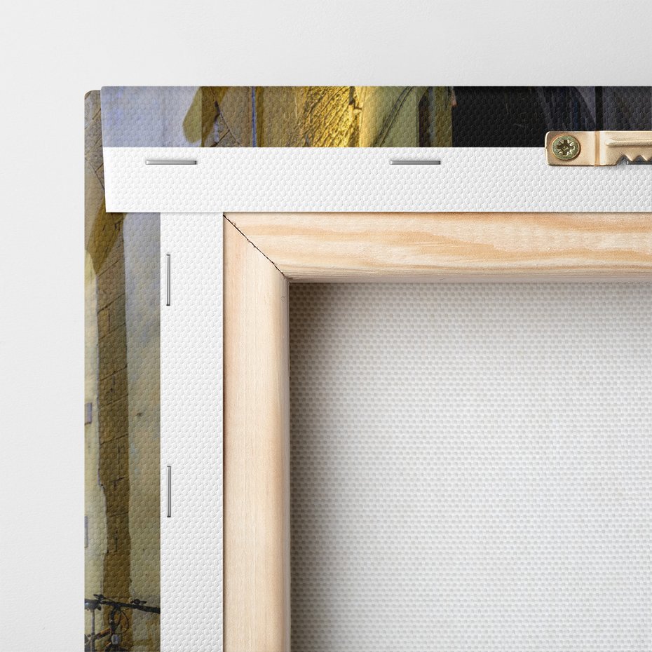 Obraz na płótnie - ulica, noc, miasto