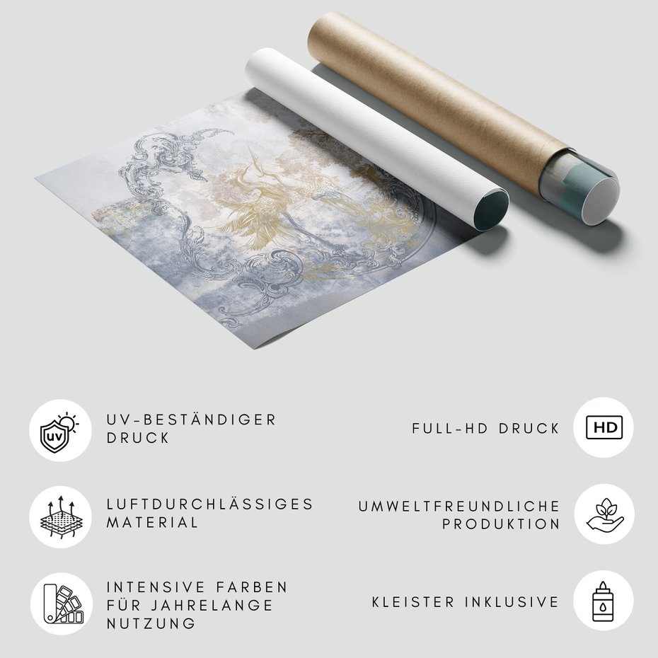 Fototapeta - loft, ornamenty, vintage