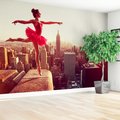 Fototapeta - balerina, miasto, taniec