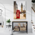 Obraz na płótnie - Londyn, budka telefoniczna, miasto