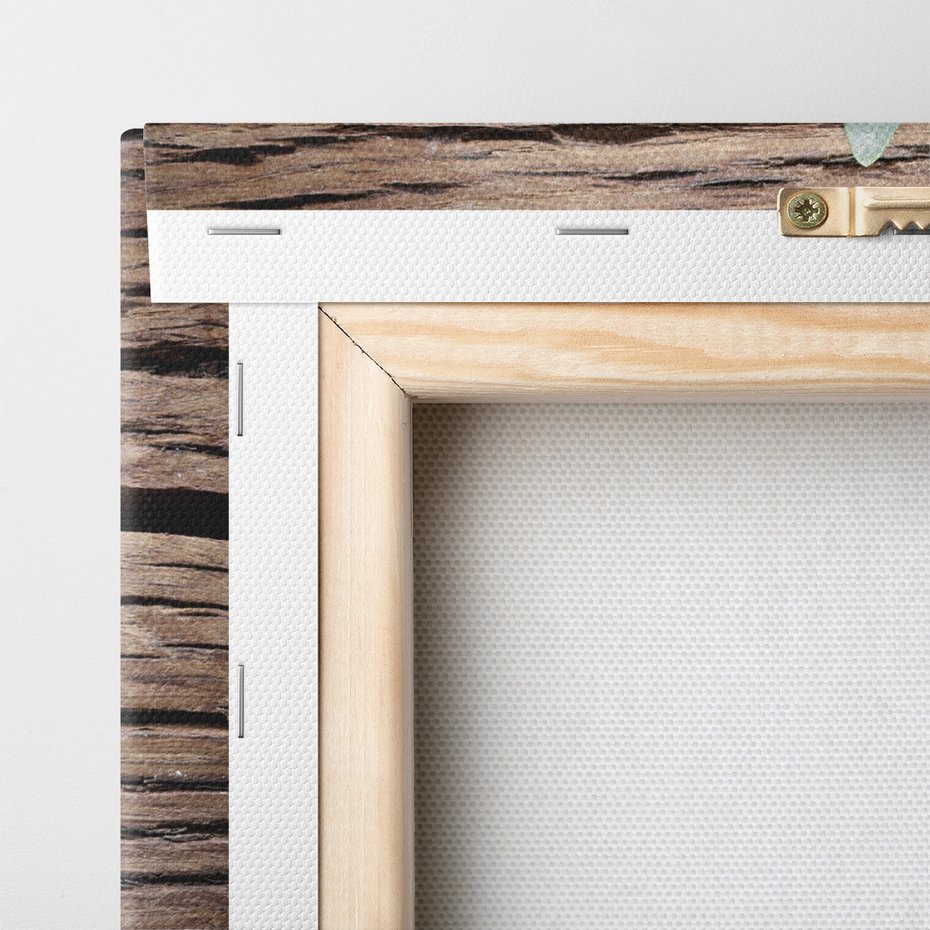 Obraz na płótnie - oliwki, liście, drewno