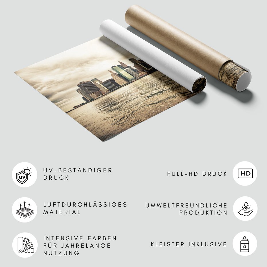 Fototapeta - miasto, budynki, woda