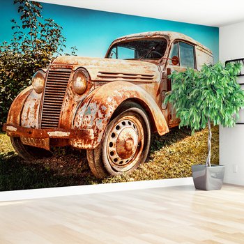 Fototapeta - samochód, zardzewiały, klasyczny