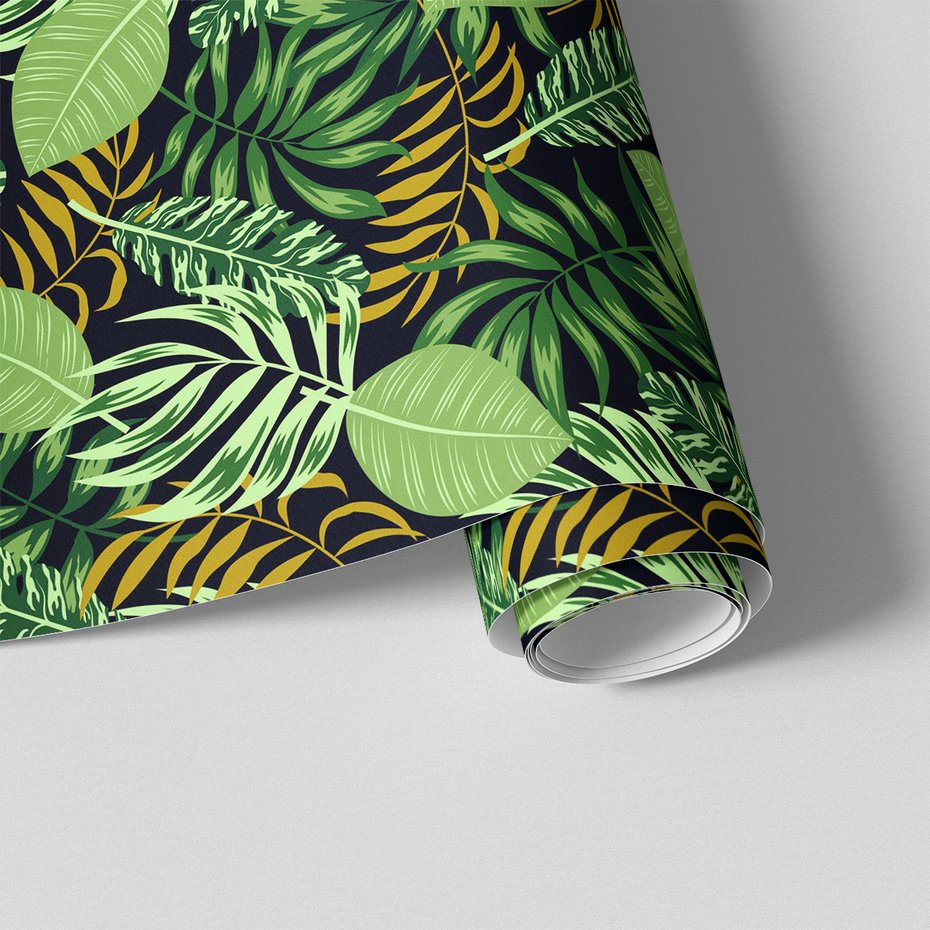 Tapeta - liście, wzór, tło