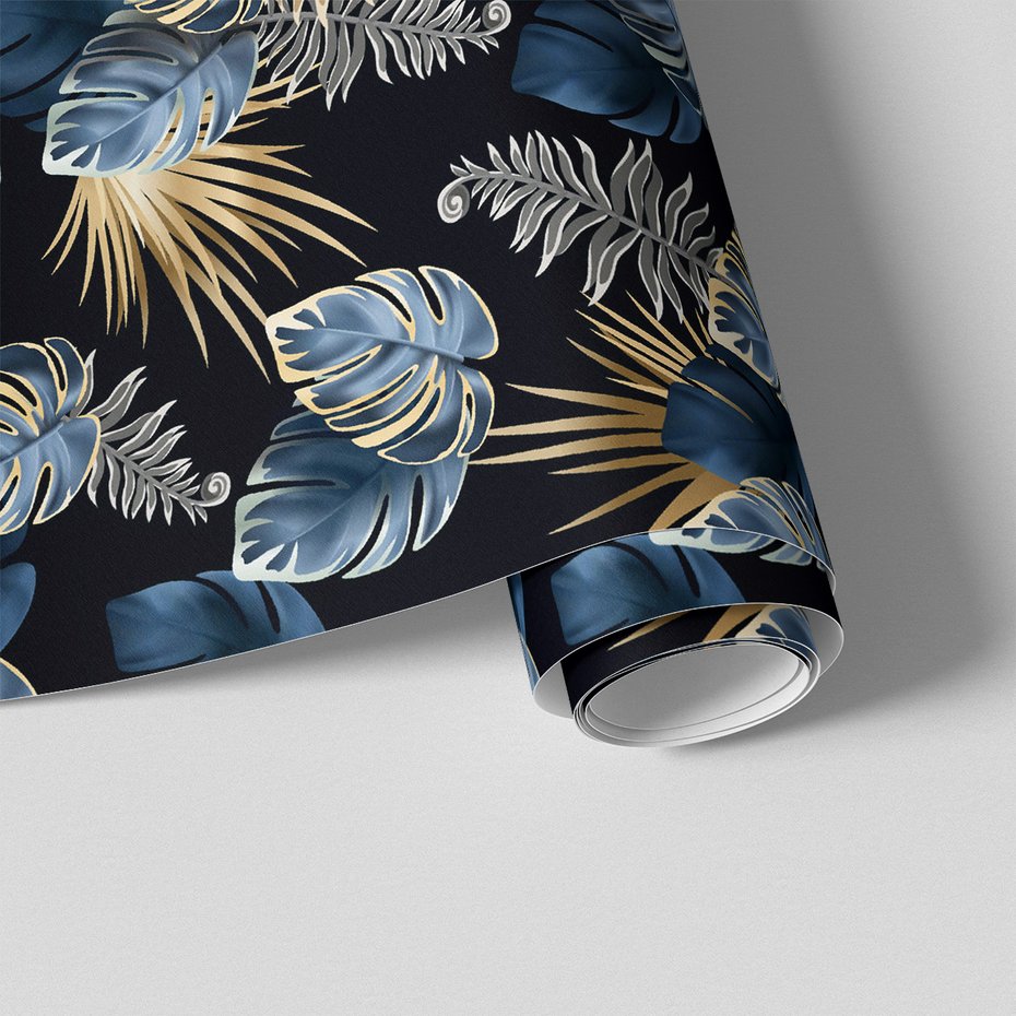 Tapeta - liście, natura, elegancja