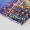 Obraz na płótnie - miasto, noc, panorama