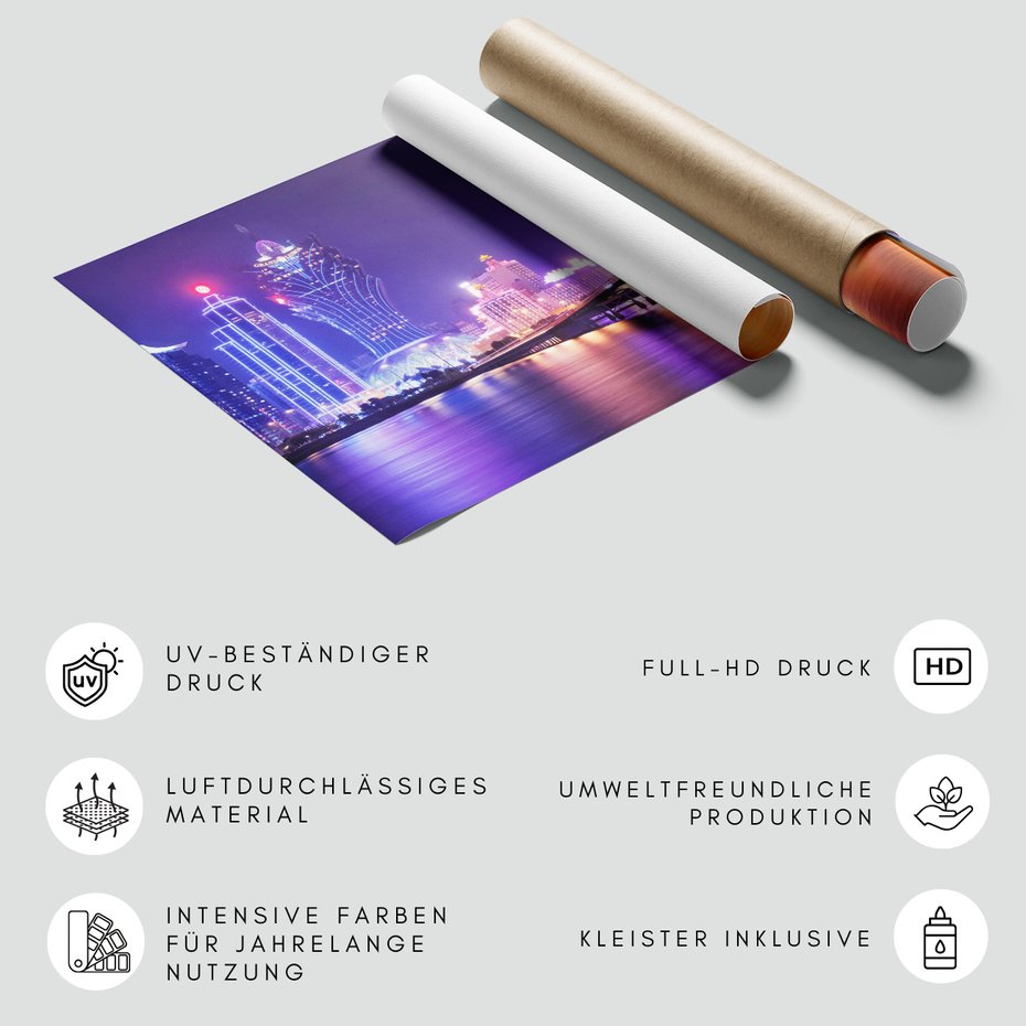 Fototapeta - miasto, most, noc