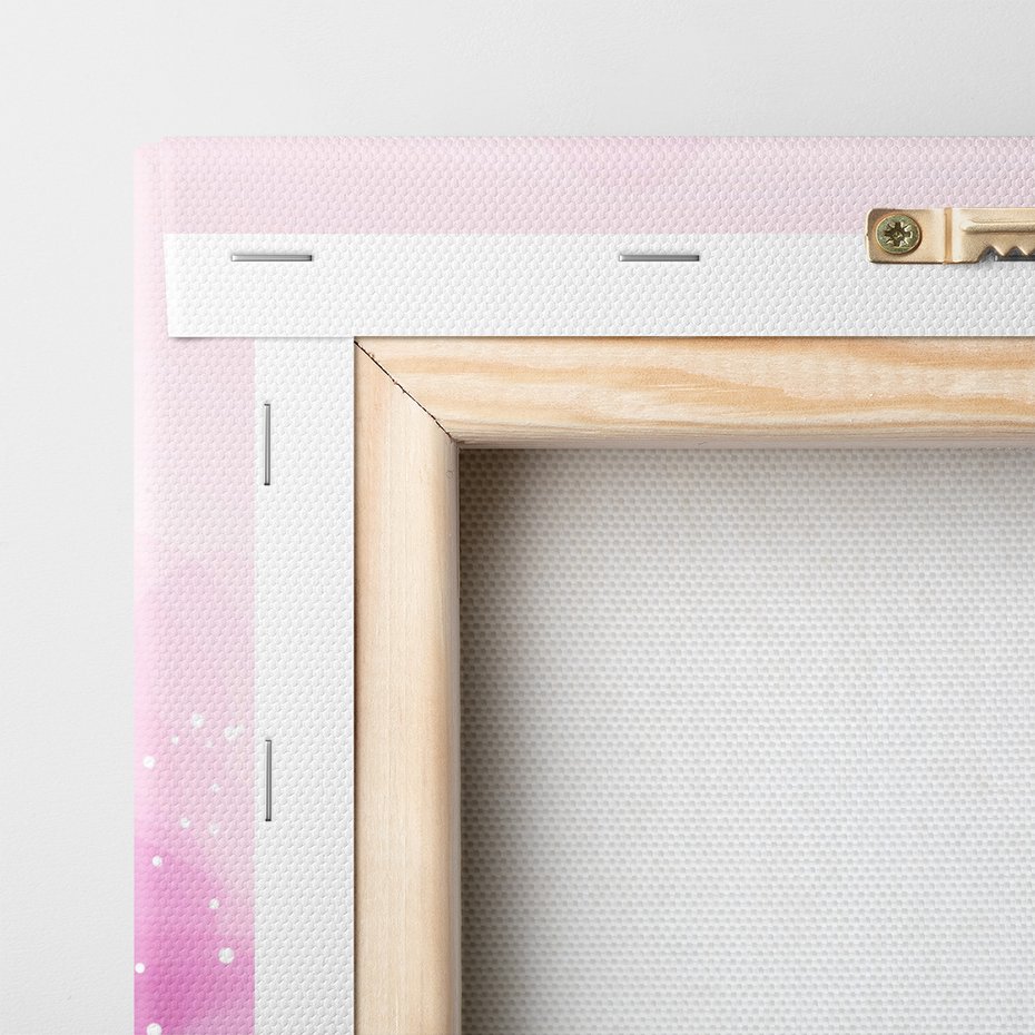 Obraz na płótnie - kwiaty, motyl, abstrakcja