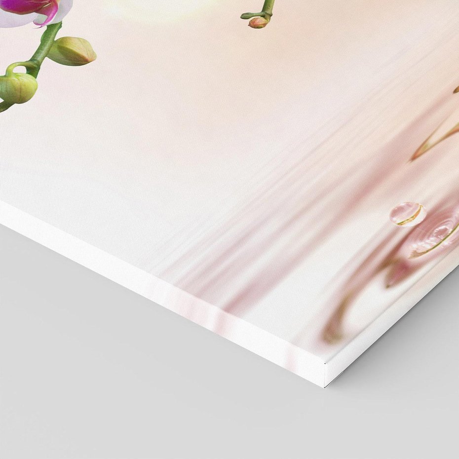 Obraz na płótnie - orchidee, kwiaty, woda