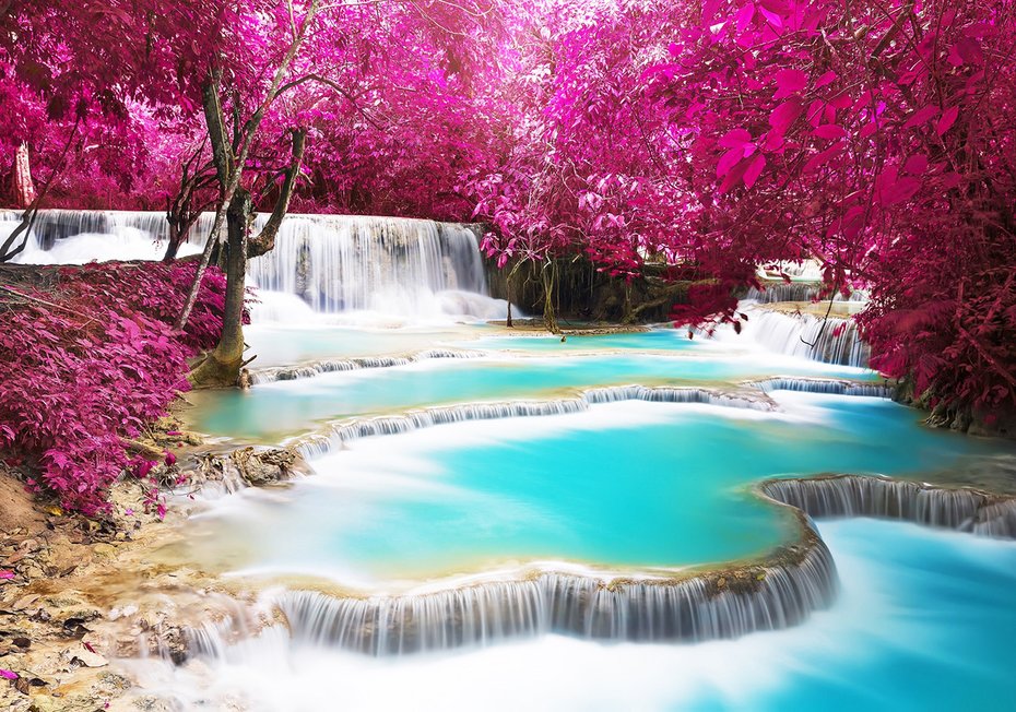 Fototapeta - wodospad, natura, krajobraz