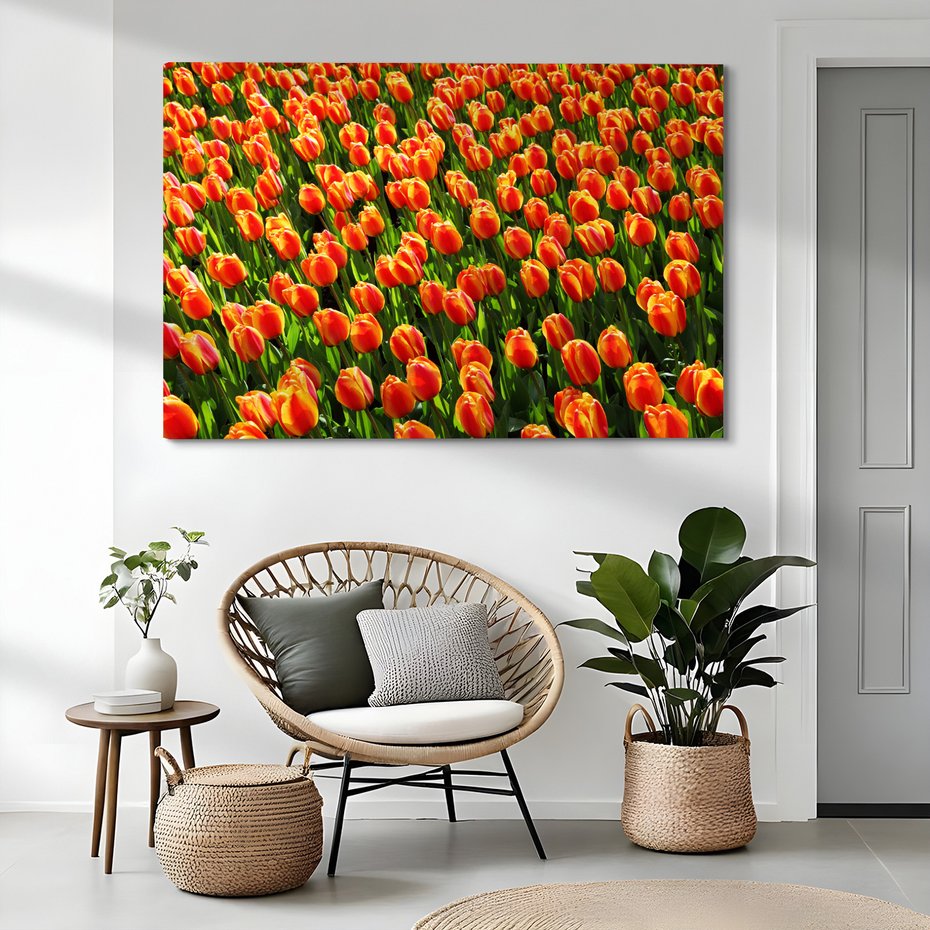 Obraz na płótnie - tulipany, kwiaty, wiosna