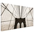 Obraz na płótnie - most, architektura, liny