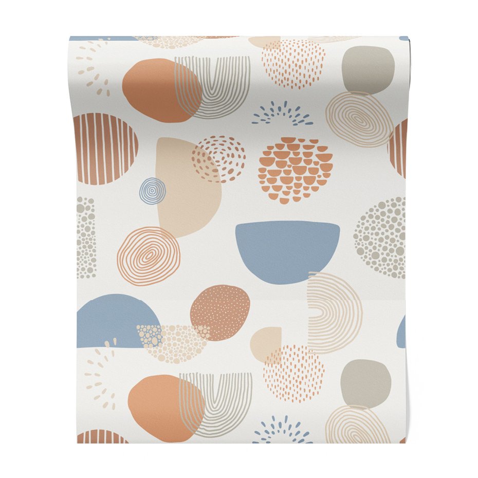 Tapeta - kształty, kropki, linie