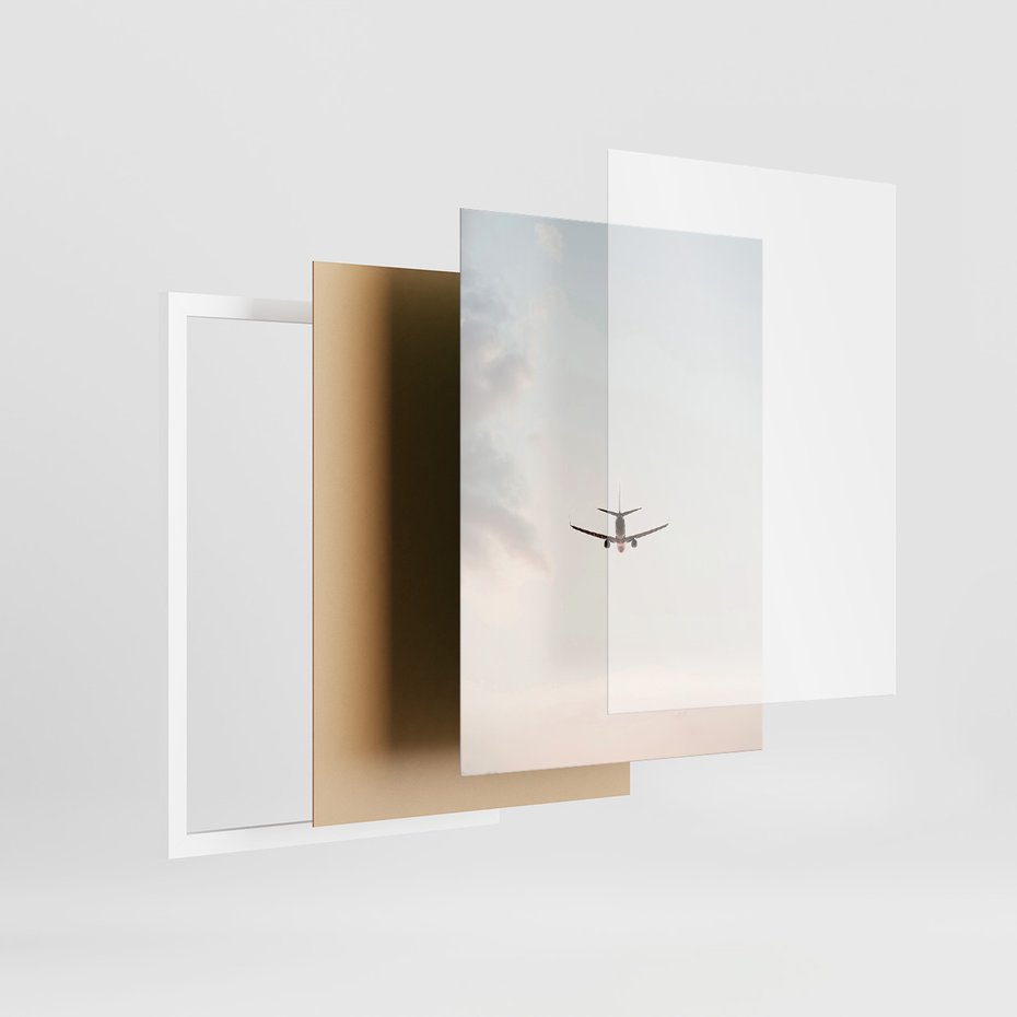 Zestaw obrazy w ramie, plakaty - podróże,wakacje,samolot - rama biała