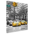 Obraz na płótnie - miasto, taksówki, ulica