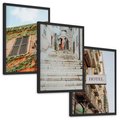 Zestaw obrazy w ramie, plakaty - architektura, budynki, kamień - rama czarna
