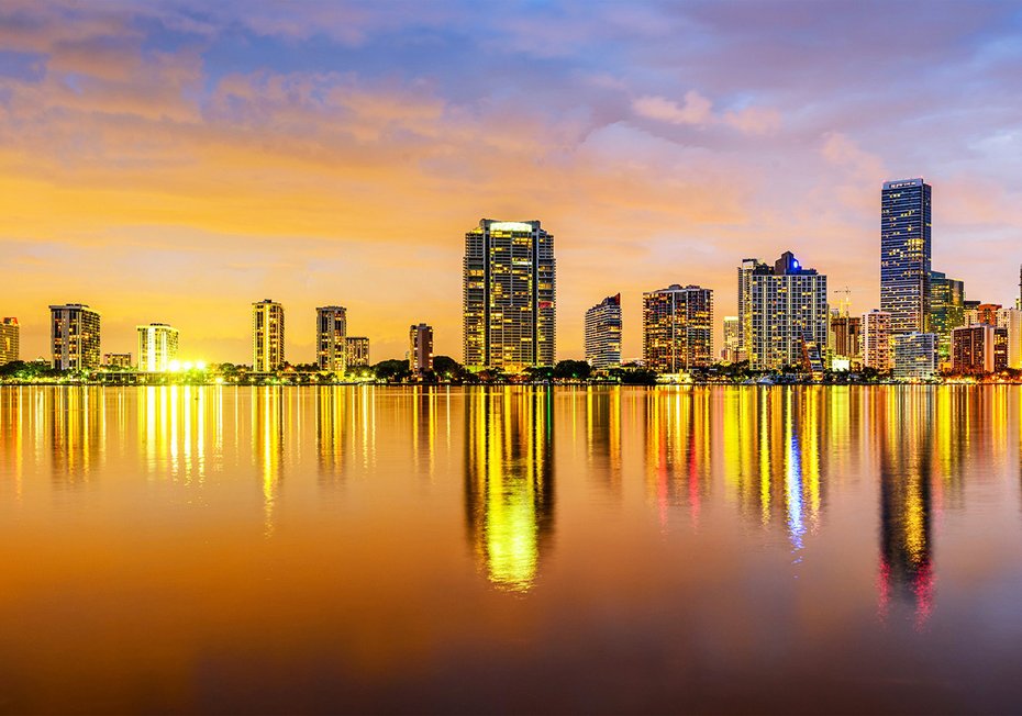 Fototapeta - miasto, woda, budynki