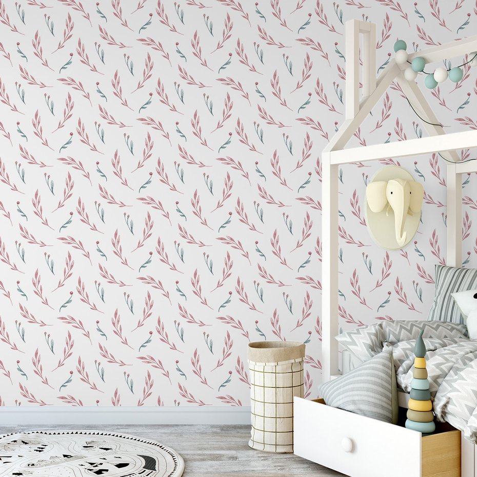 Tapeta - liście, gałązki, natura