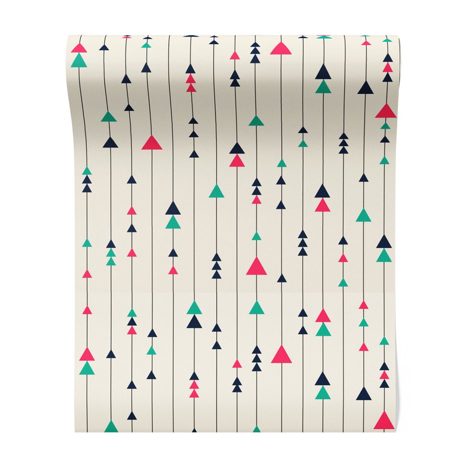 Tapeta - trójkąty, linie, wzór