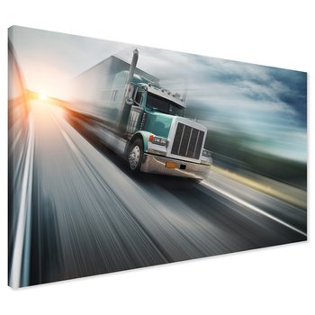 Obraz na płótnie - ciężarówka, transport, droga