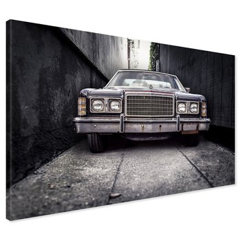 Obraz na płótnie - samochód, ulica, ciemno