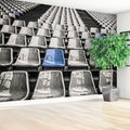 Fototapeta - krzesła, stadion, trybuny