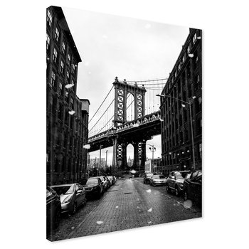 Obraz na płótnie - miasto, most, ulica