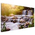 Obraz na płótnie - wodospad, natura, woda