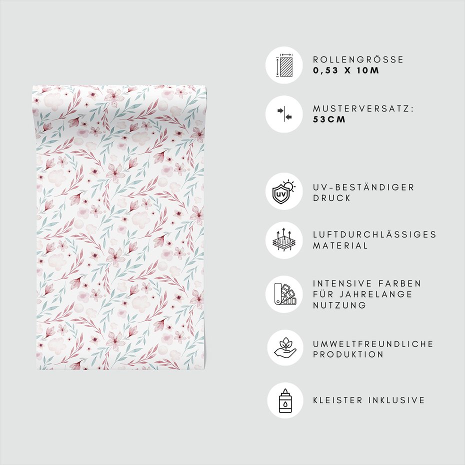 Tapeta - kwiaty, liście, natura