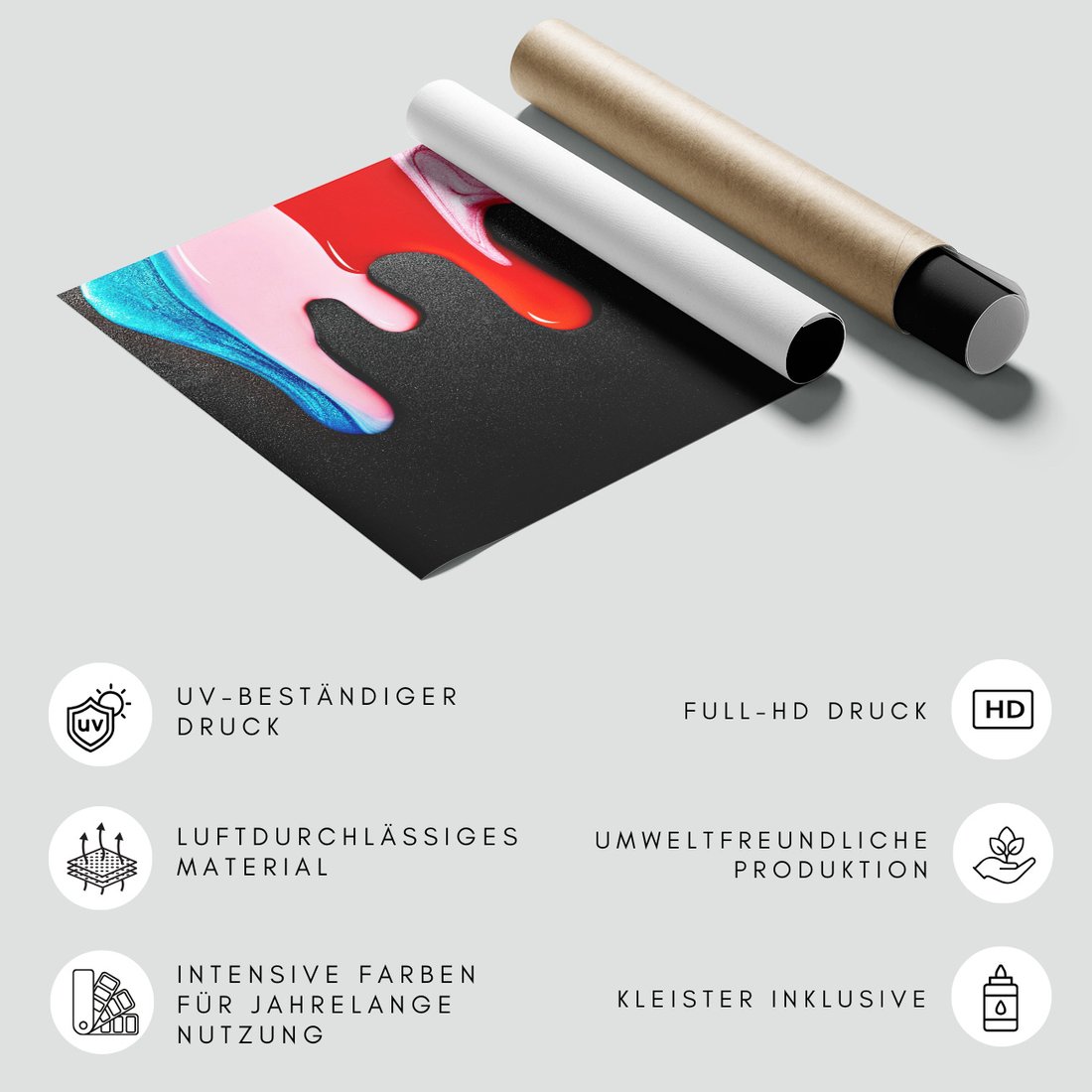 Fototapeta - farby, kolory, abstrakcja