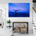 Obraz na płótnie - wieloryb, ogon, woda