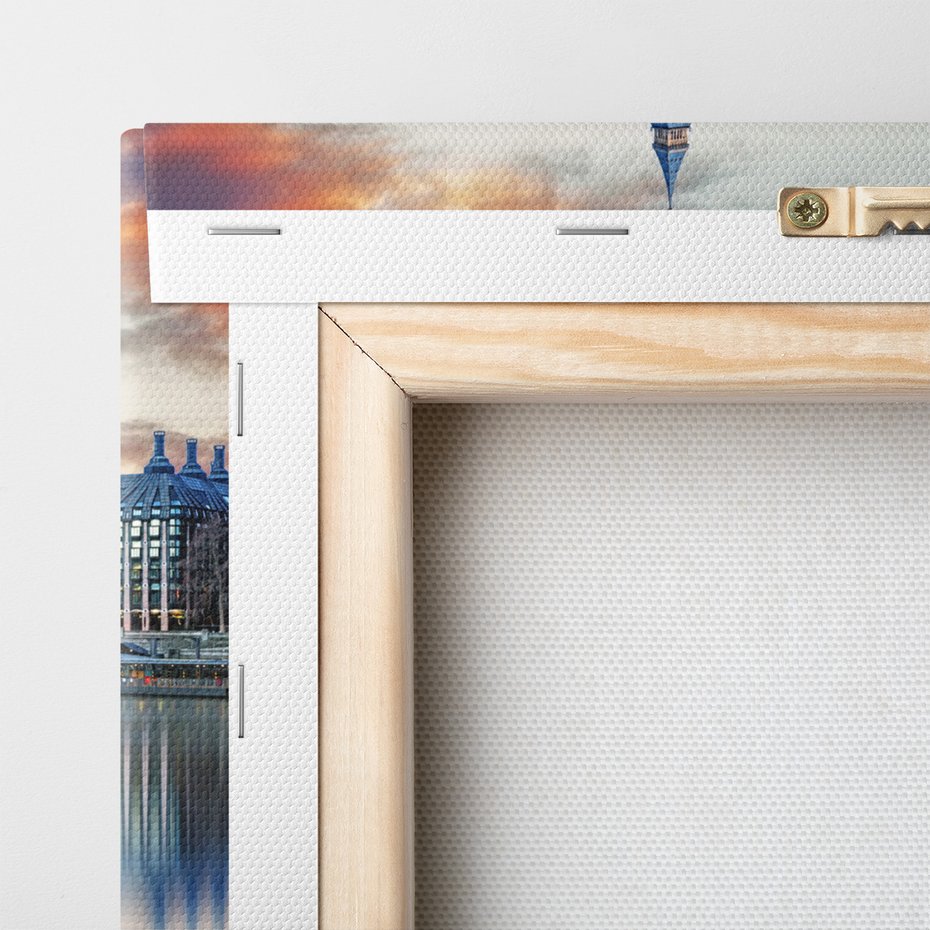 Obraz na płótnie - Londyn, Big Ben, Tamiza