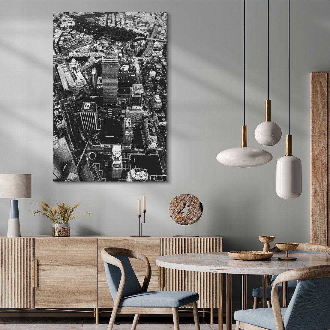 Obraz na płótnie - miasto, budynki, panorama