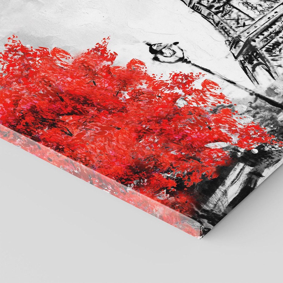 Obraz na płótnie - Paryż, wieża Eiffla, miłość