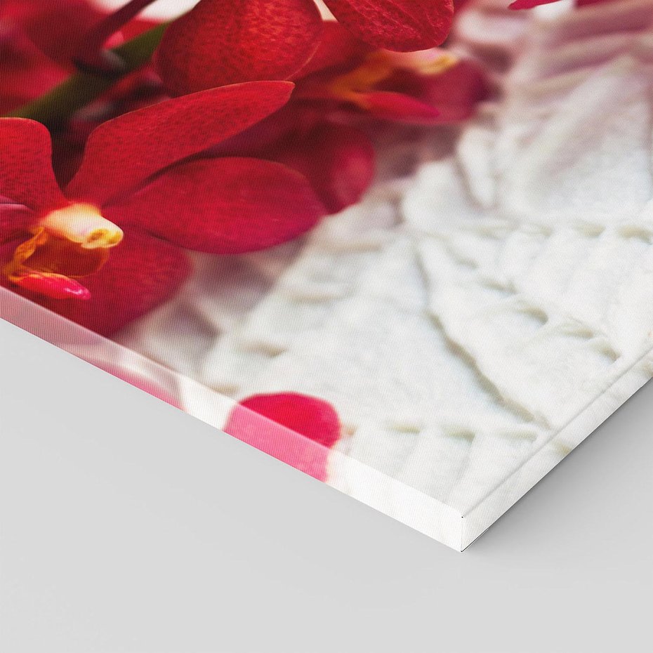 Obraz na płótnie - kwiaty, czerwone, płatki