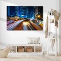 Obraz na płótnie - miasto, noc, światła