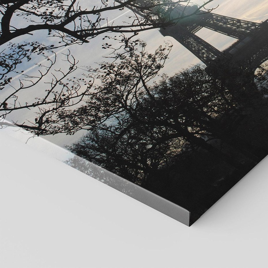 Obraz na płótnie - Paryż, wieża Eiffla, miasto