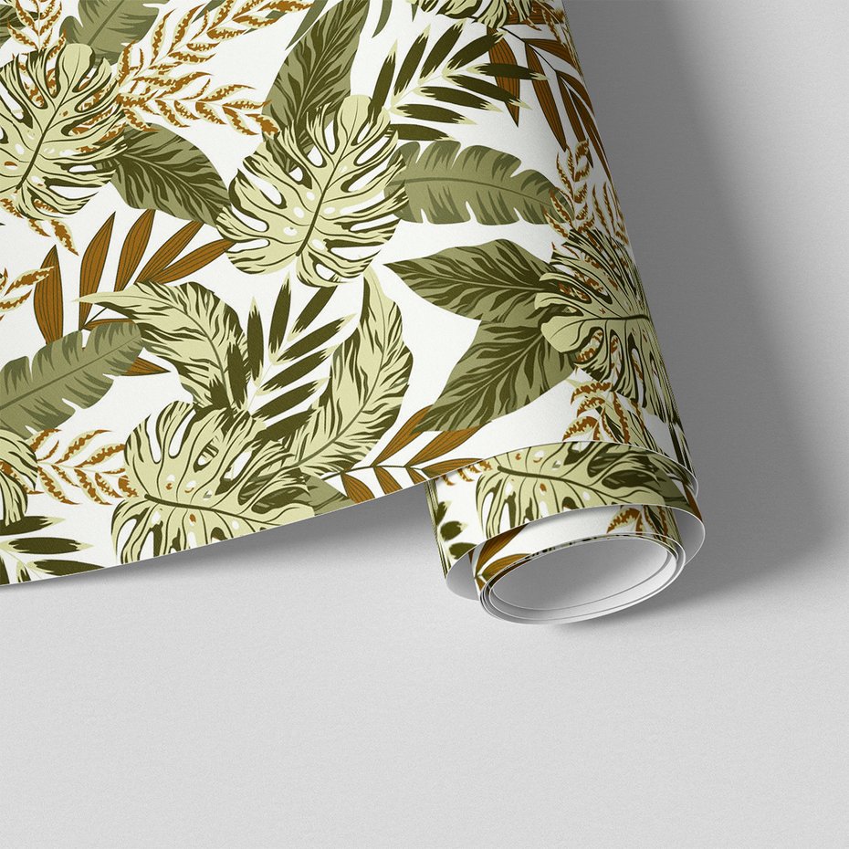 Tapeta - liście, monstera, tropikalny